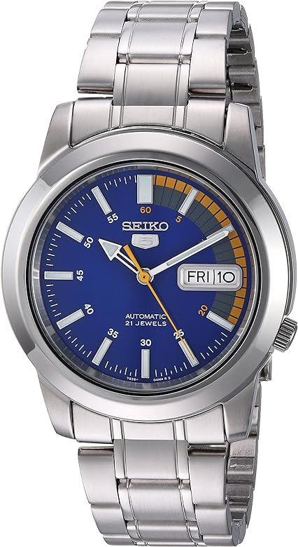 SEIKO 5 MEN S STAINLESS STEEL WATCH SNKK27