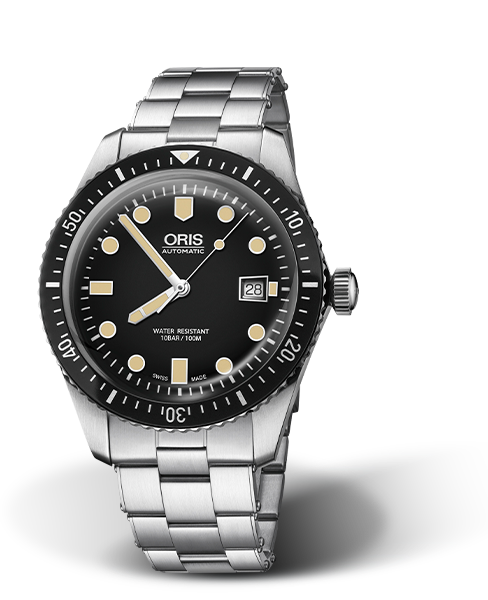 Oris DIVERS SIXTY-FIVE 42mm BLACK DIAL – Gem Bijou - Main Image