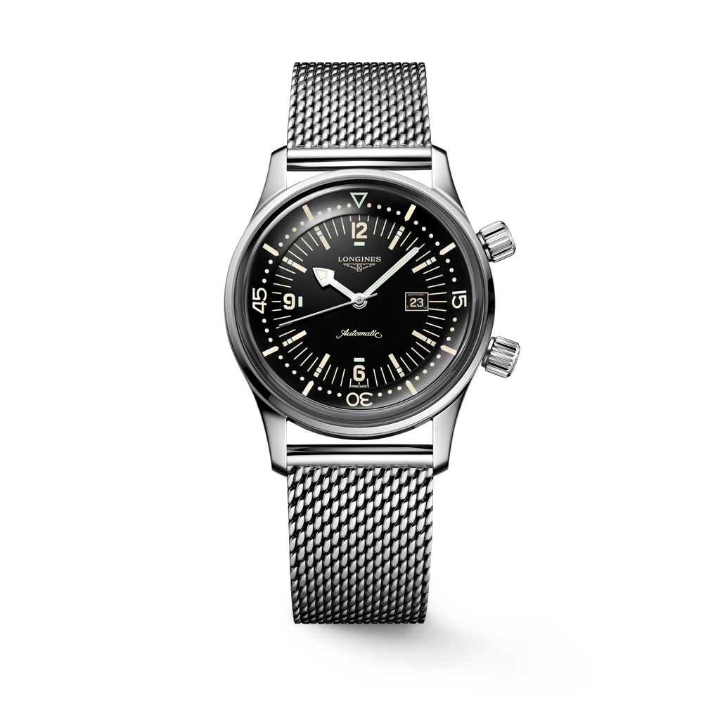 LONGINES LEGEND DIVER 42MM AUTOMATIC WITH MILANESE