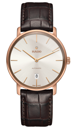 RADO DIAMASTER THINLINE AUTOMATIC SILVER DIAL R14068026 Gem Bijou