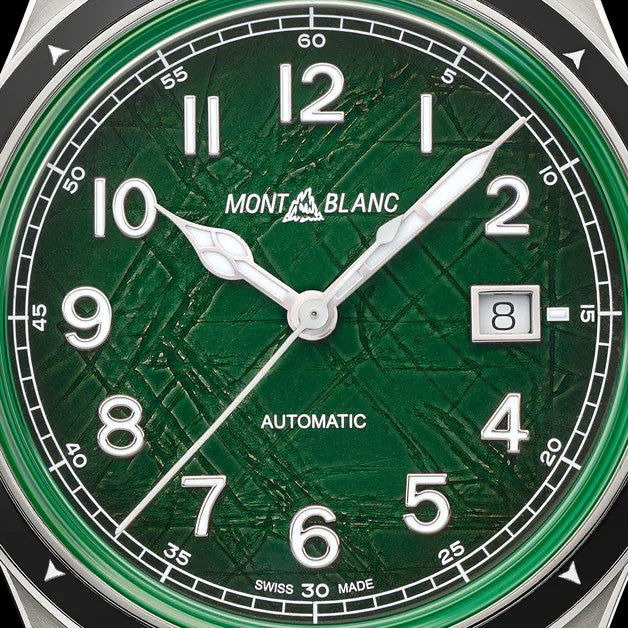 MONTBLANC 1858 AUTOMATIC DATE 0 OXYGEN: A TRIBUTE TO MOUNTAIN EXPLORATION
