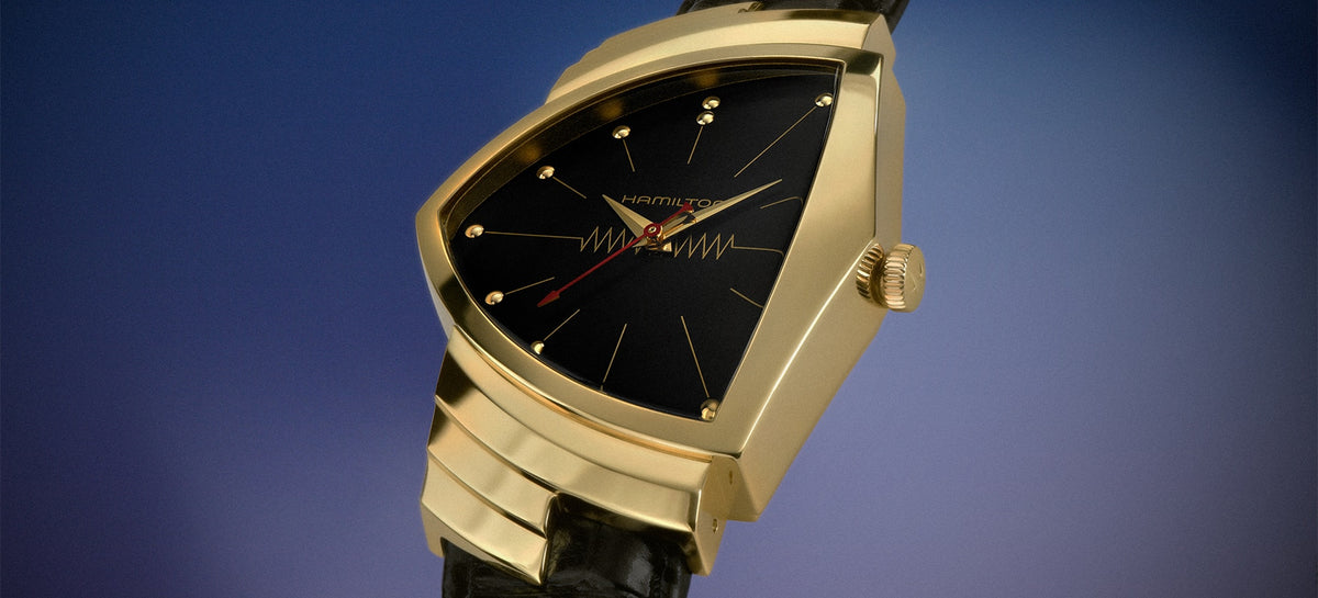 The World’s First Electric Watch Is Back in 14k Solid Gold!