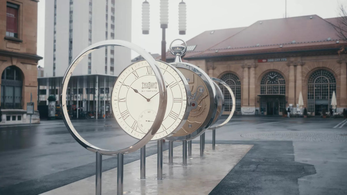 TISSOT OFFERS THE TOWN OF LA CHAUX-DE-FONDS A MAJESTIC WORK OF ART IN THE FORM OF A CLOCK