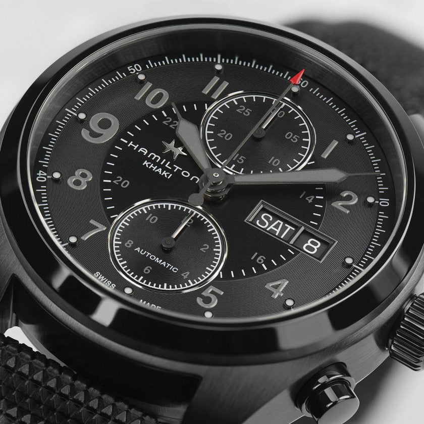 HAMILTON KHAKI FIELD AUTO CHRONO 42MM: ROBUSTNESS, PRECISION, AND AN ADVENTUROUS SPIRIT