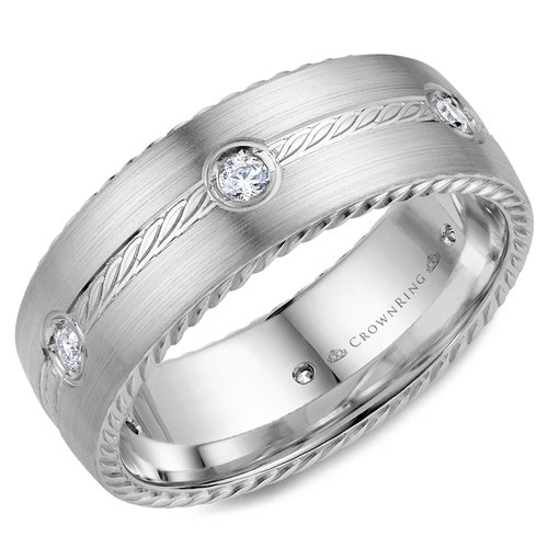 White Gold and Diamonds