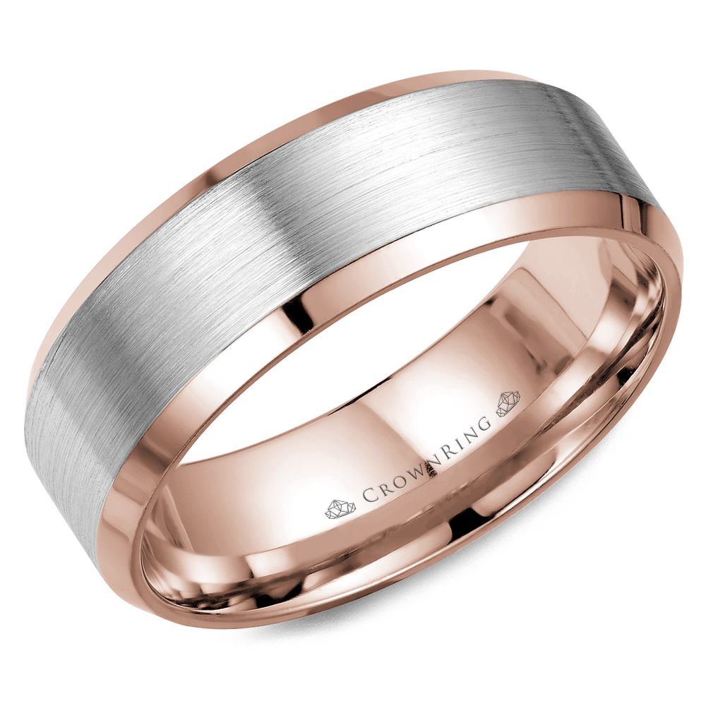 White and Rose Gold