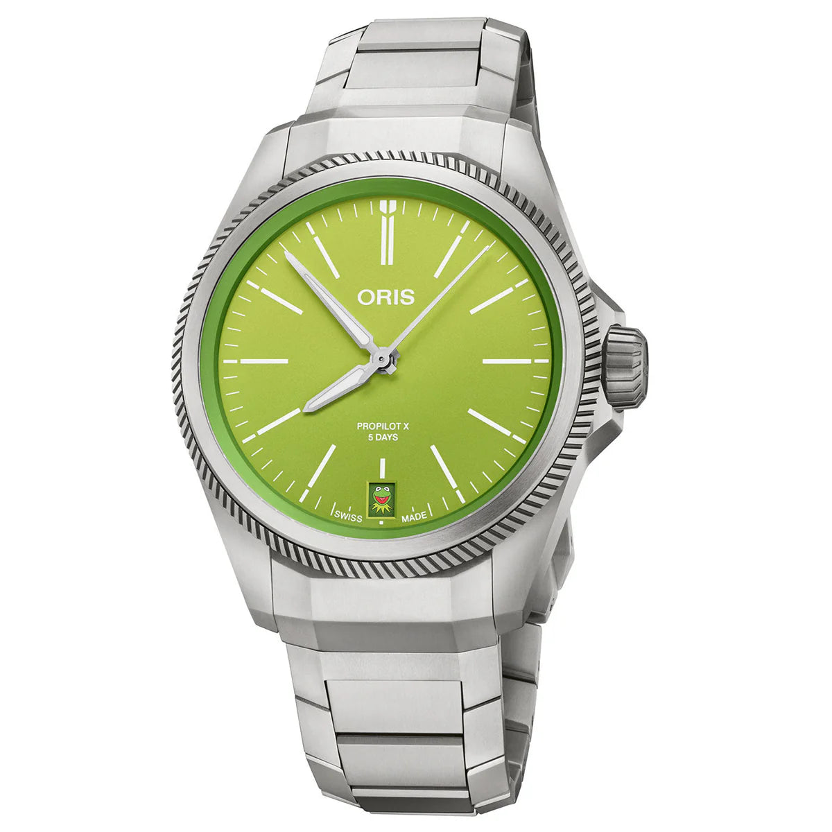 ORIS PROPILOT X KERMIT EDITION 01 400 7778 7157-SET