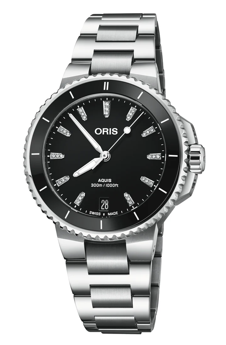 Oris Aquis Date 36.5mm Diamonds 01 733 7792 4194-07 8 19 05P