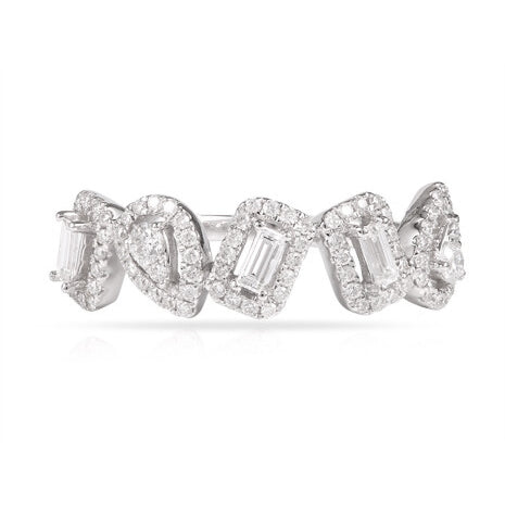 Miss Mimi Multi-Shape Diamond Ring in White