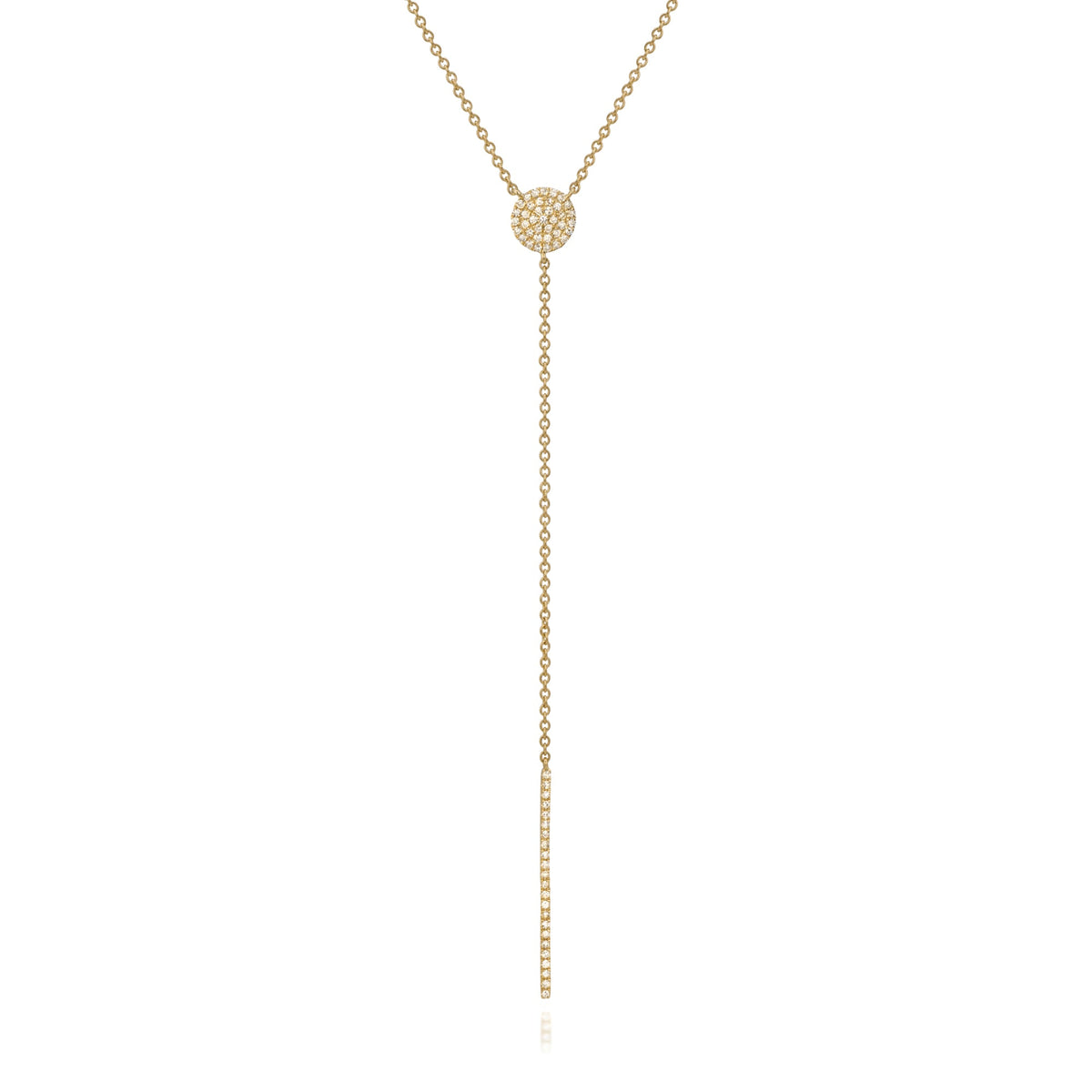 Lariat diamond necklace - Miss Mimi