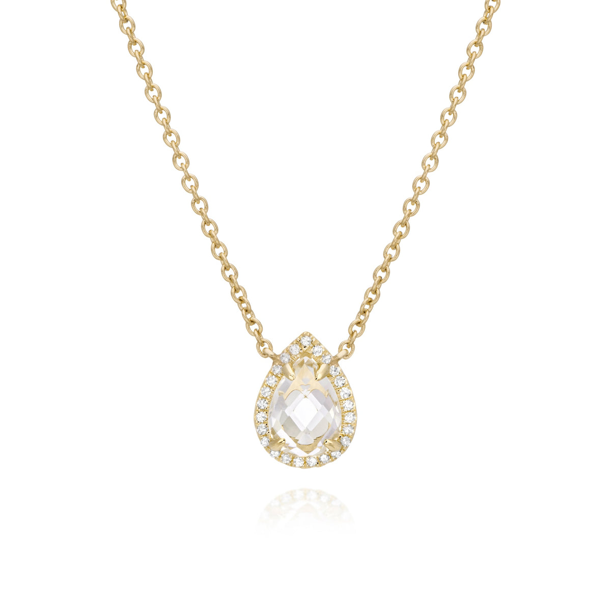 Diamond pear necklace - Miss Mimi