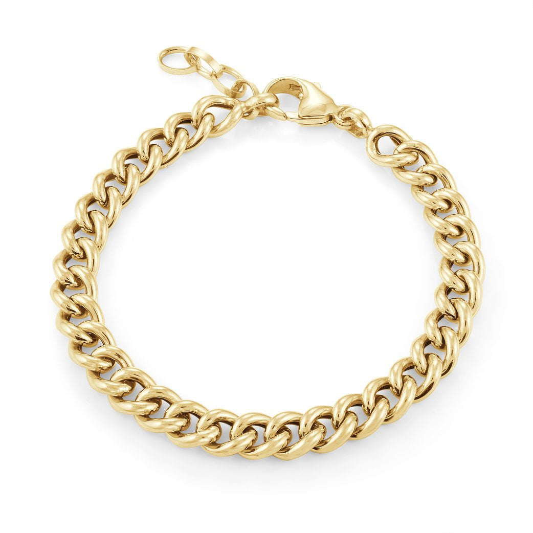 Rounded cuban link bracelet - Miss Mimi