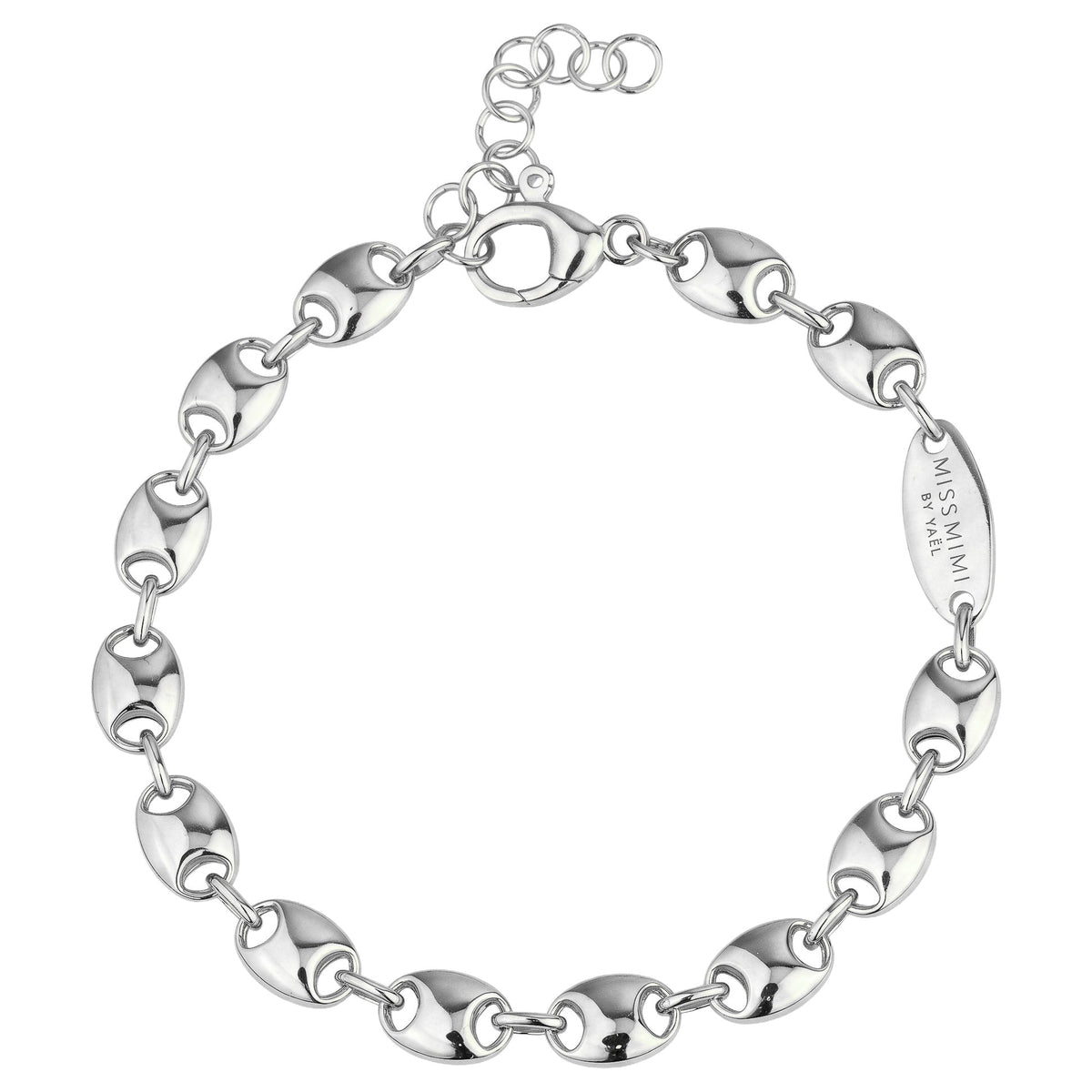 Miss Mimi Coffee Bean Bracelet in White