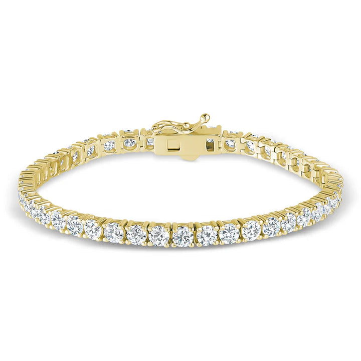 Miss Mimi 3.5 mm Tennis Bracelet in Yellow