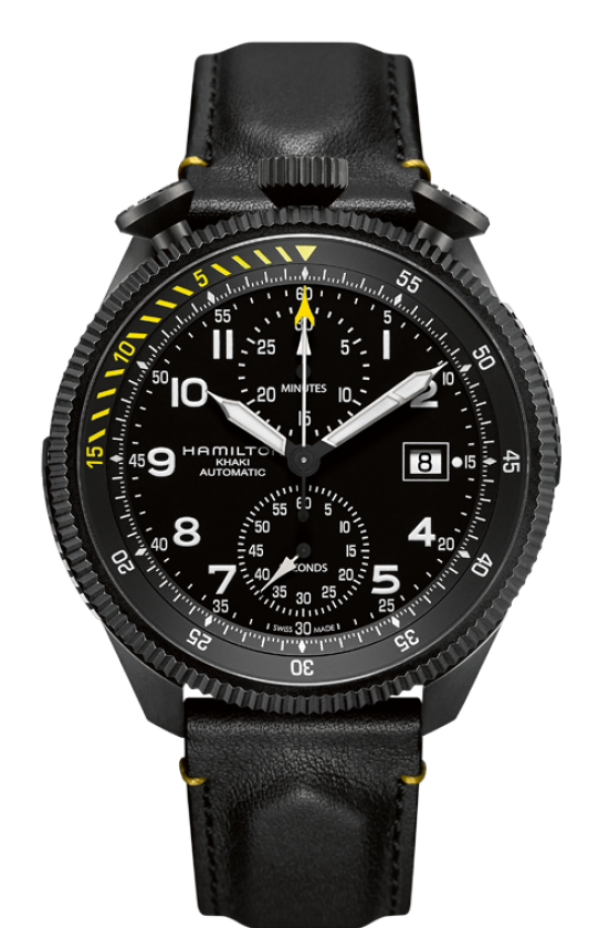 HAMILTON KHAKI AVIATION TAKEOFF AUTO CHRONO H76786733