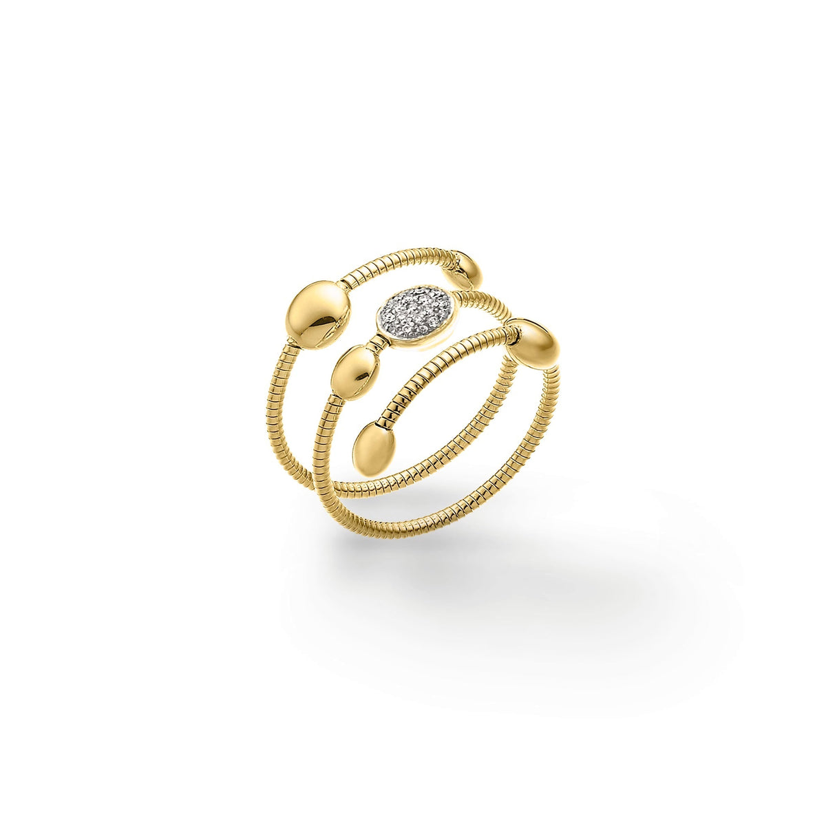 Chimento Armillas Acqua Gold ring 1A01442B11