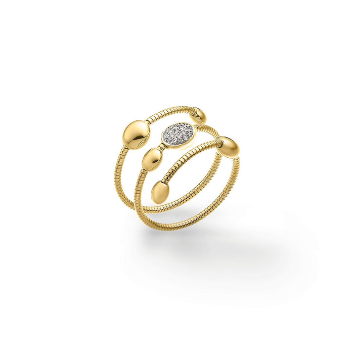 Chimento Armillas Acqua Gold ring 1A01442B11