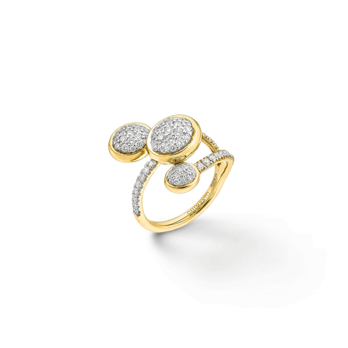Chimento Armillas Acqua Gold ring with diamonds 1A04886BB1