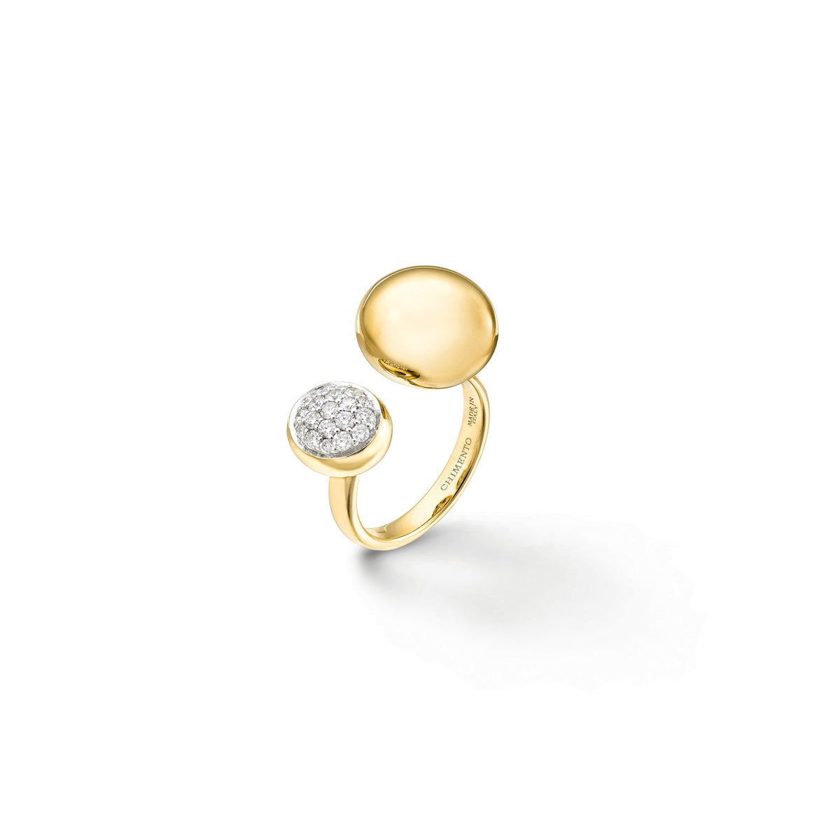 Chimento Armillas Acqua Gold ring with diamonds 1A04887B11