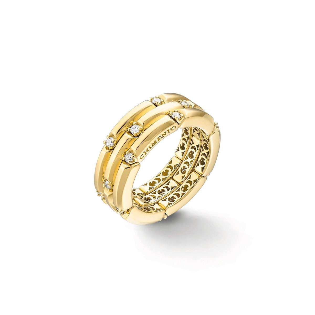 Chimento Chocolat Gold ring with diamonds 1A09620BB1