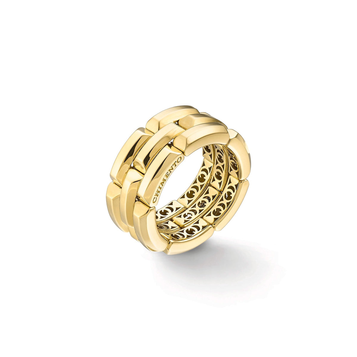 Chimento Chocolat Gold ring with diamonds 1A09621ZZ1