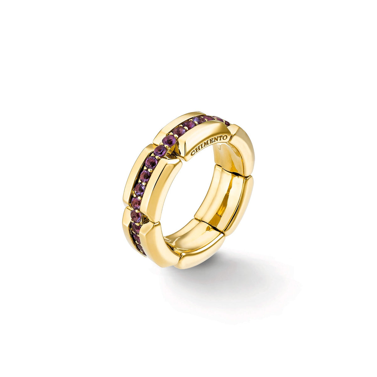 Chimento Chocolat Gold ring with colored gemstones 1A09627TT1