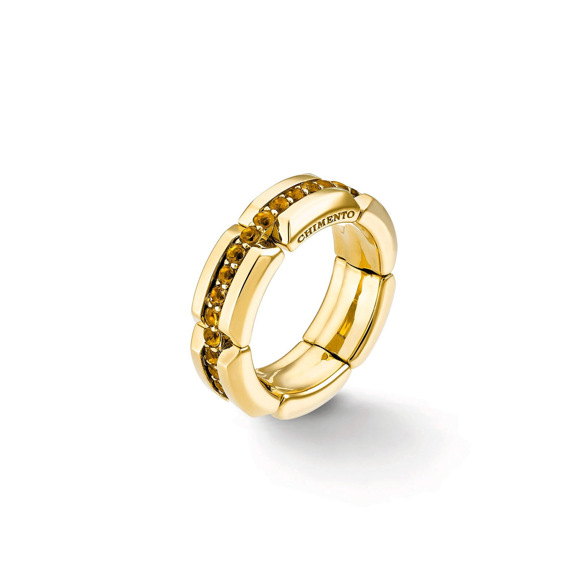 Chimento Chocolat Gold ring with colored gemstones 1A09627UU1