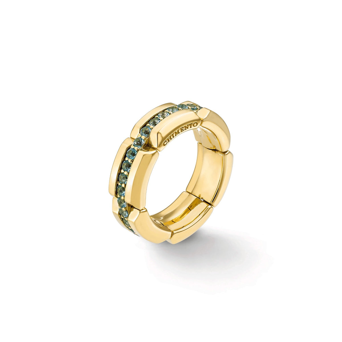 Chimento Chocolat Gold ring with colored gemstones 1A09627VV1