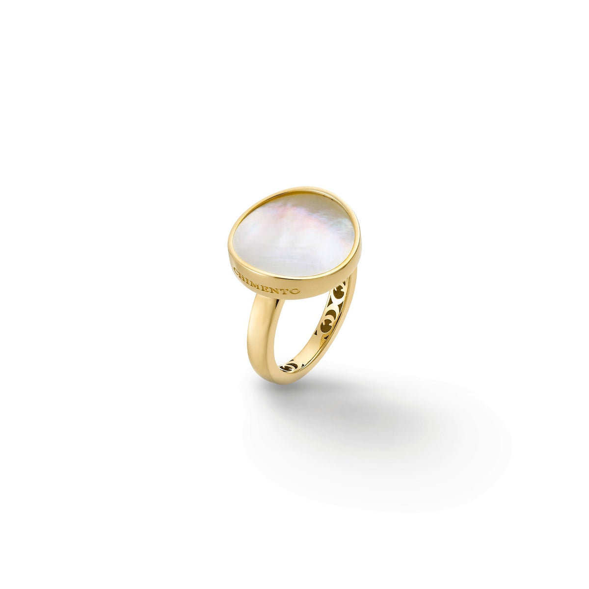 Chimento Armillas Glow Gold ring with mother of pearl 1A10335MW1