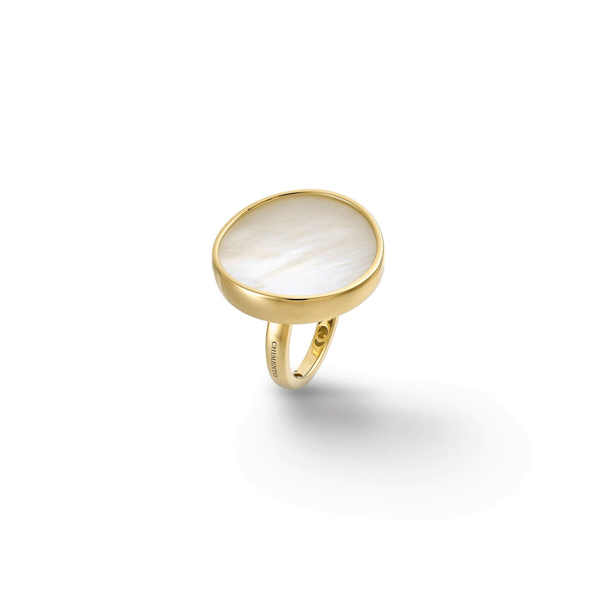 Chimento Armillas Glow Gold ring with mother of pearl 1A10336MW1