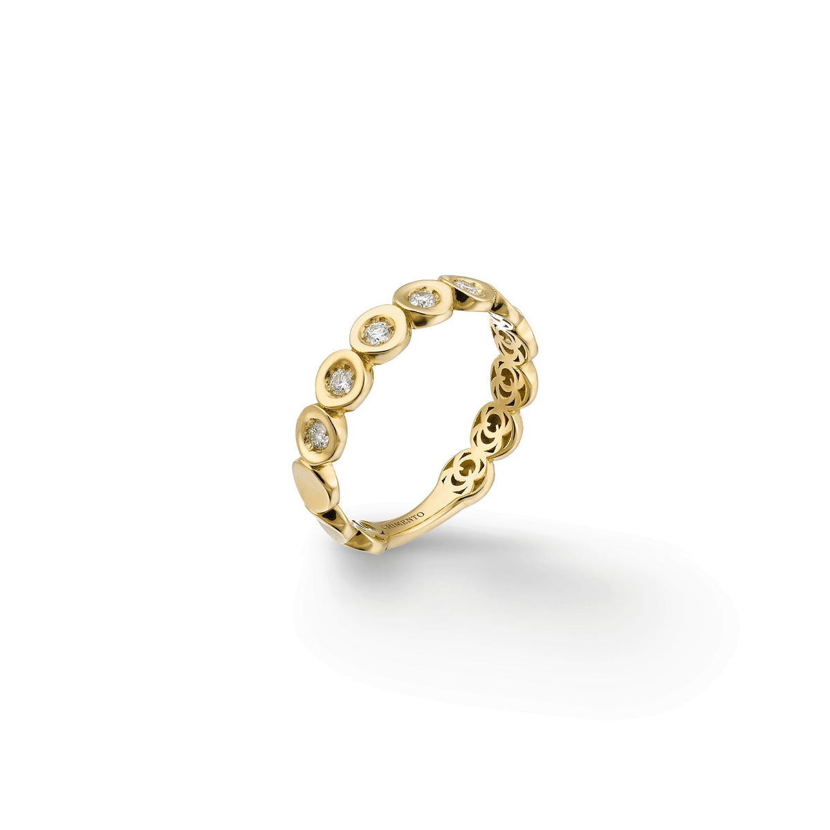 Chimento Armillas Glow Gold ring with diamonds 1A10400BB1
