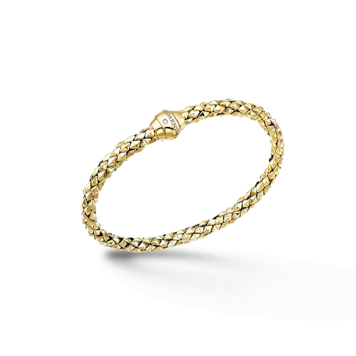 Chimento Stretch Gold flexible bracelet with diamonds 1B00850ZB1