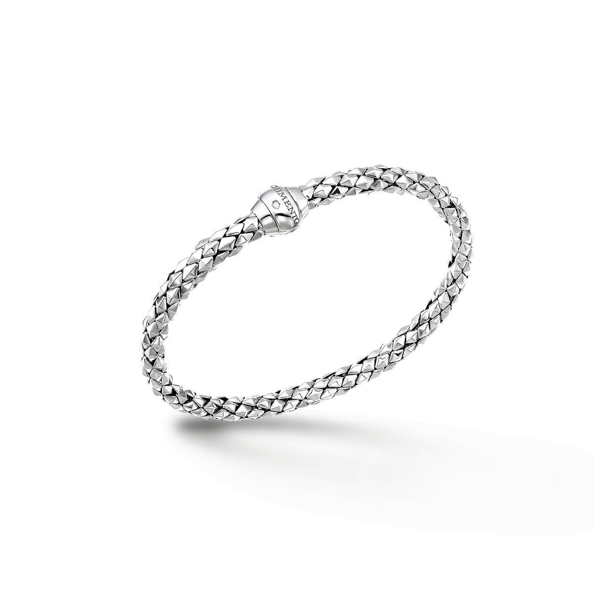 Chimento Stretch Gold flexible bracelet with diamonds 1B00850ZB5