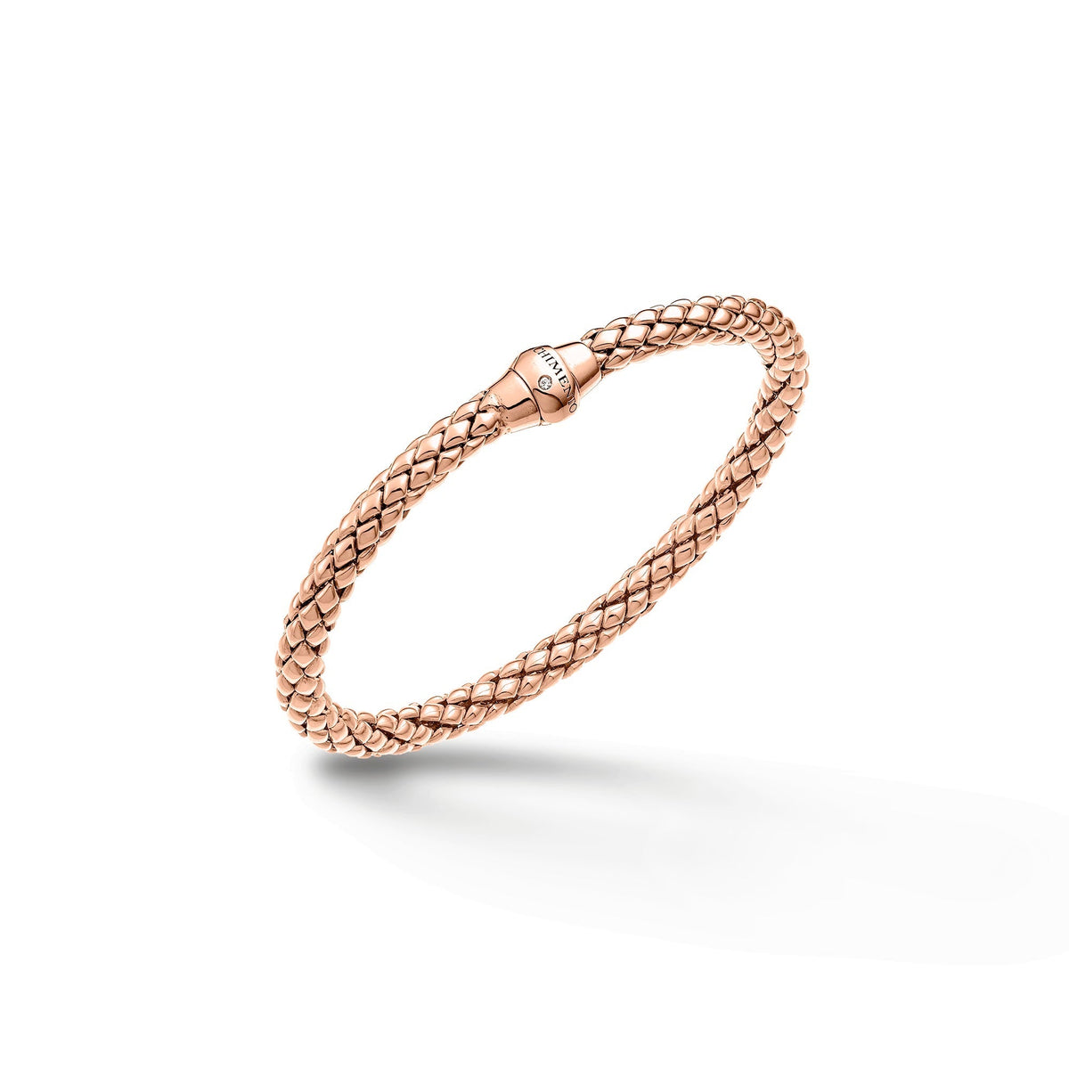 Chimento Stretch Gold flexible bracelet with diamonds 1B00856ZB6