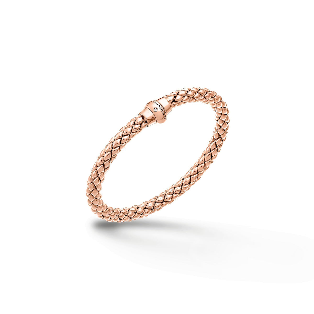 Chimento Stretch Gold flexible bracelet with diamonds 1B00884ZB6