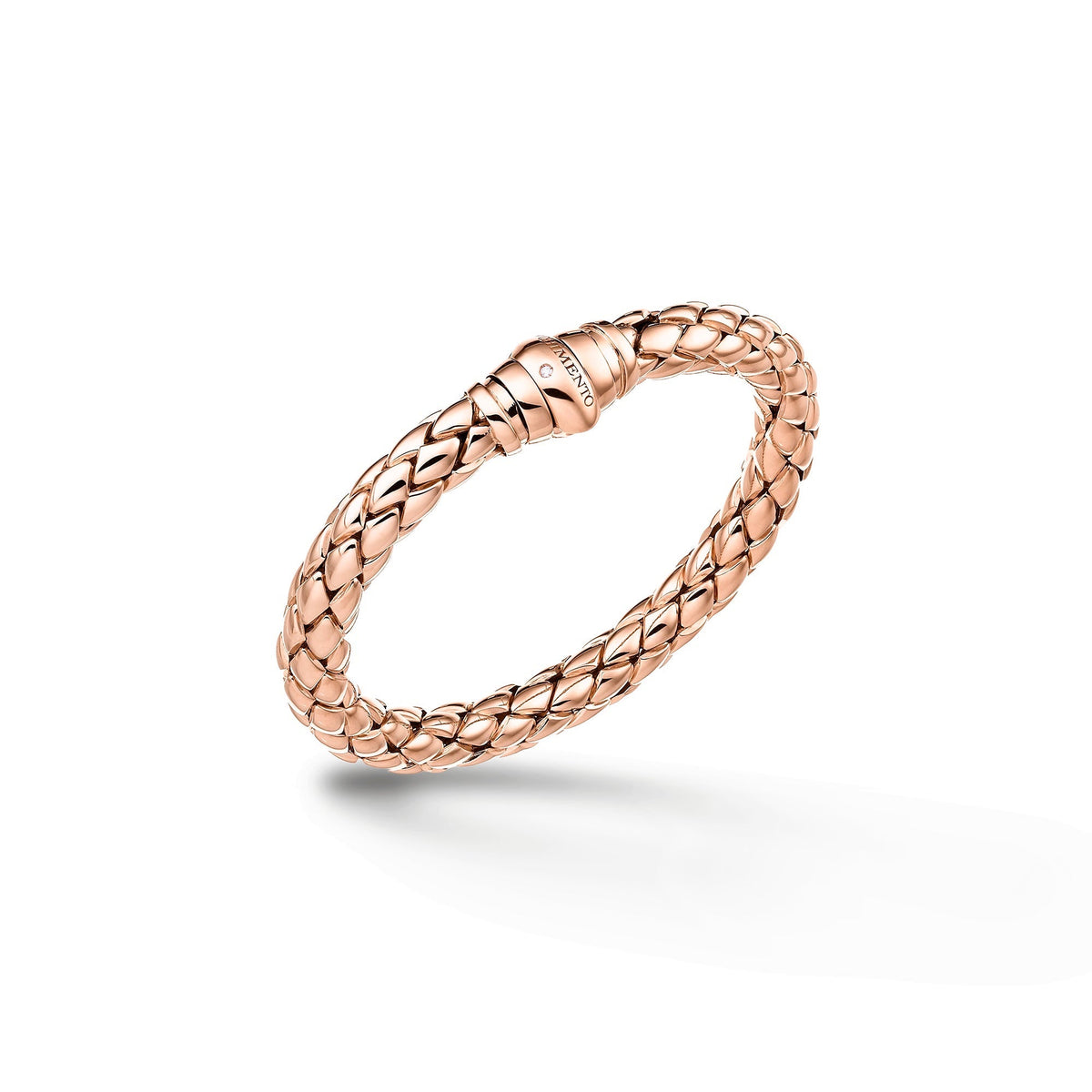Chimento Stretch Gold flexible bracelet with diamonds 1B00885ZB6