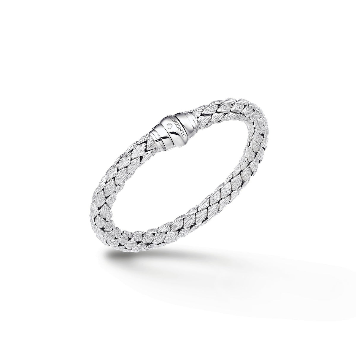 Chimento Stretch Gold flexible bracelet with diamonds 1B00886ZB5