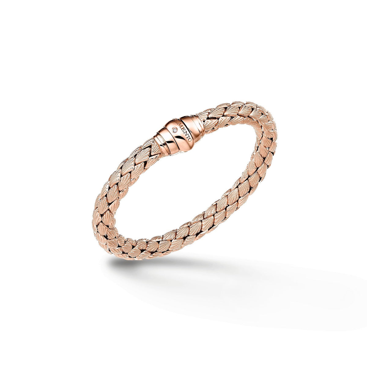 Chimento Stretch Gold flexible bracelet with diamonds 1B00886ZB6