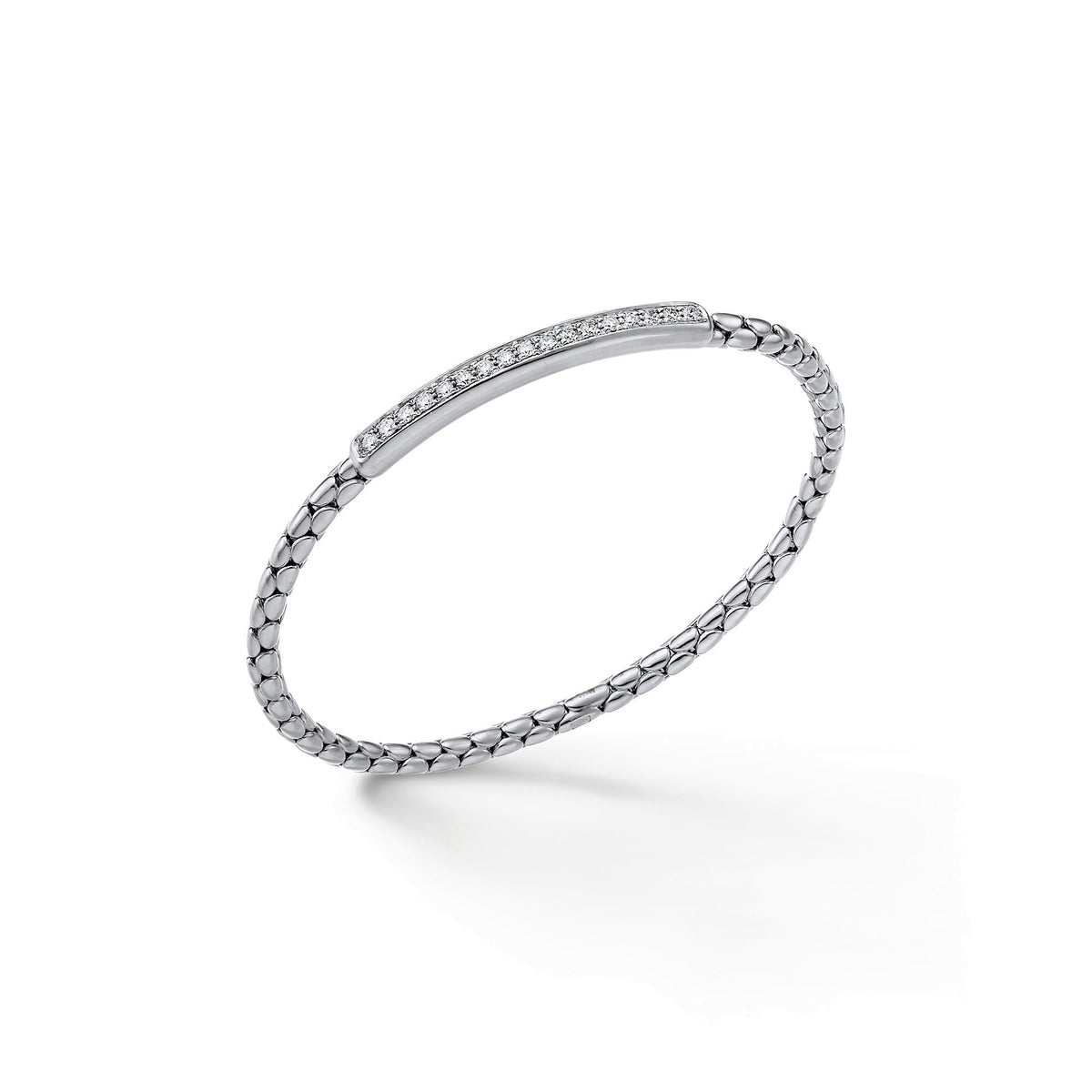 Chimento Stretch Gold flexible bracelet with diamonds 1B00901BB5