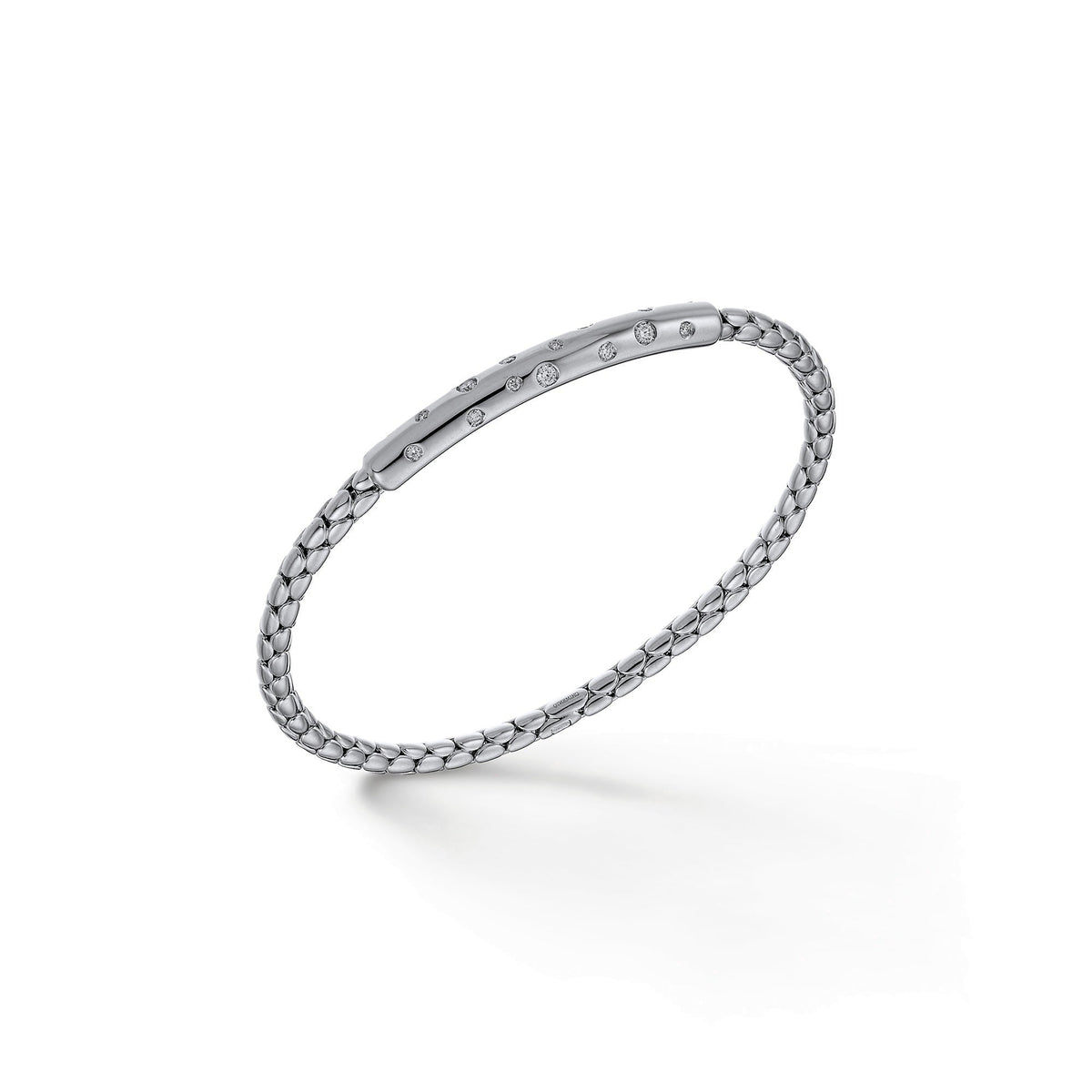 Chimento Stretch Gold flexible bracelet with diamonds 1B00902B15