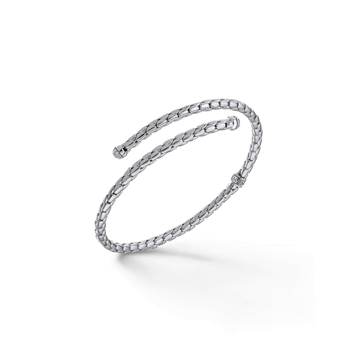 Chimento Stretch Gold flexible bracelet with diamonds 1B00916BB5