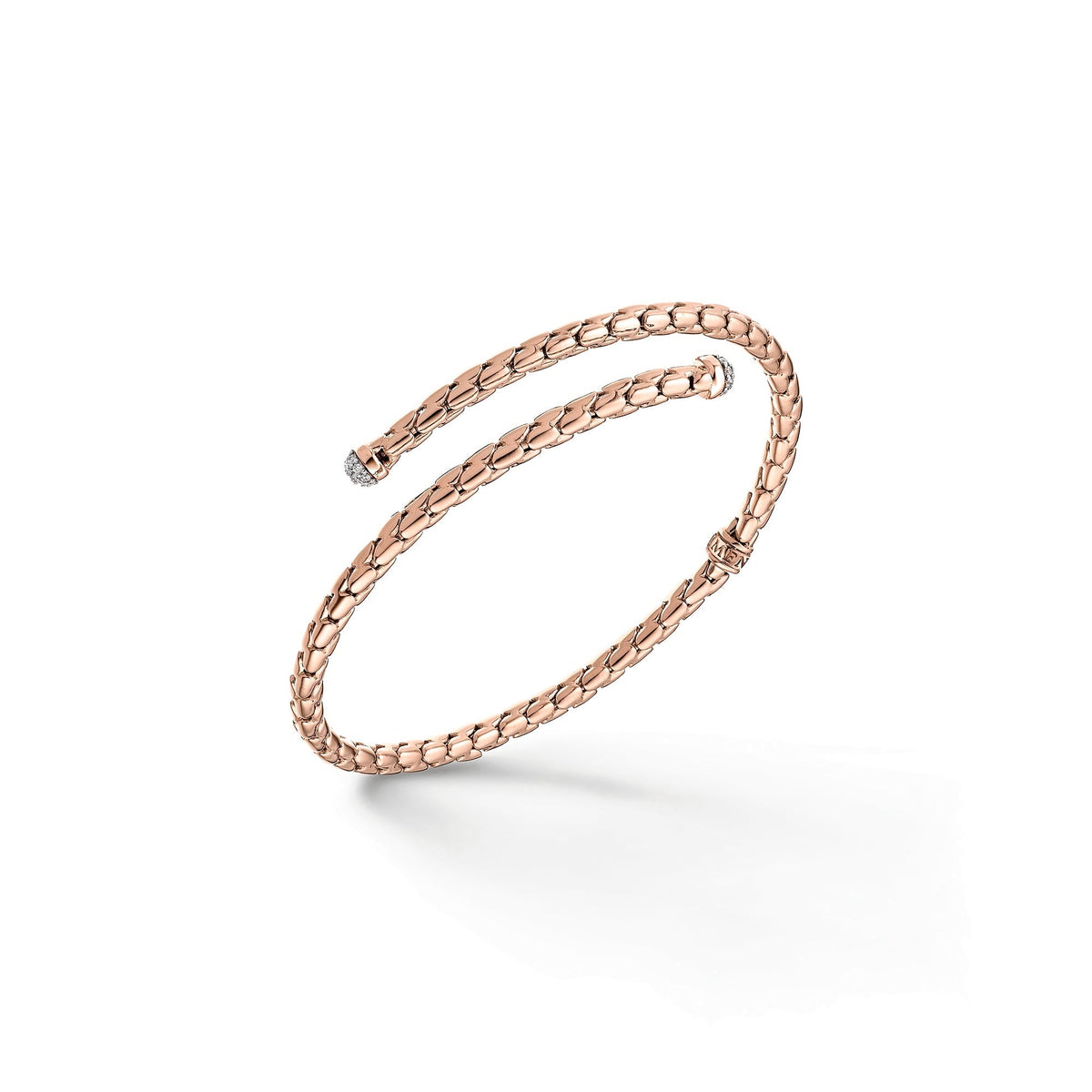 Chimento Stretch Gold flexible bracelet with diamonds 1B00916BB6