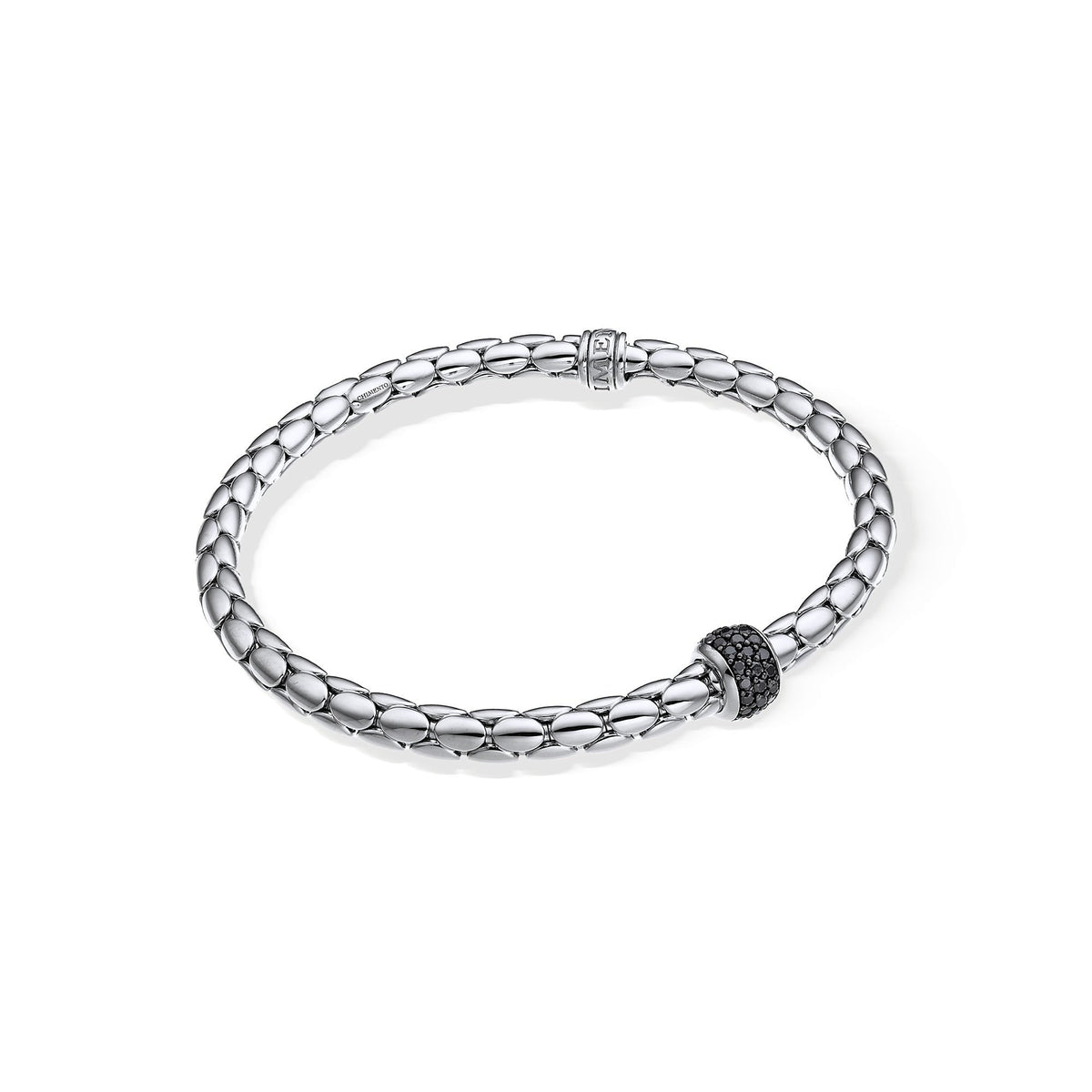 Chimento Stretch Gold flexible bracelet with diamonds 1B00930BN5
