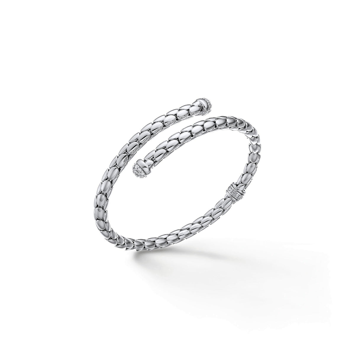 Chimento Stretch Gold flexible bracelet with diamonds 1B00931BB5