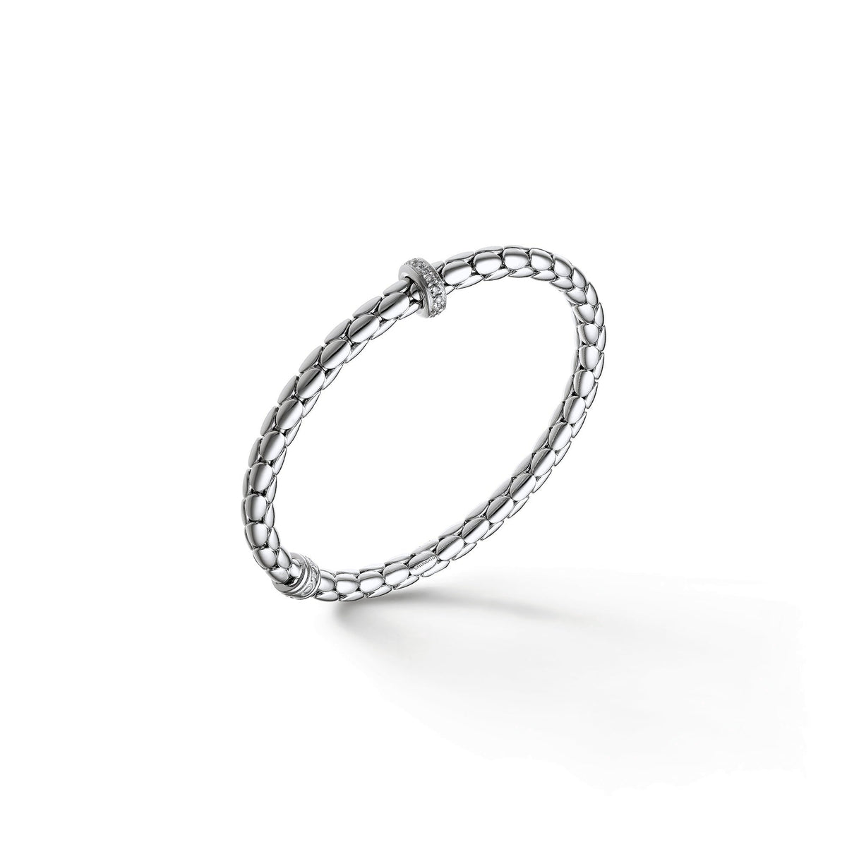 Chimento Stretch Gold flexible bracelet with diamonds 1B00957B15