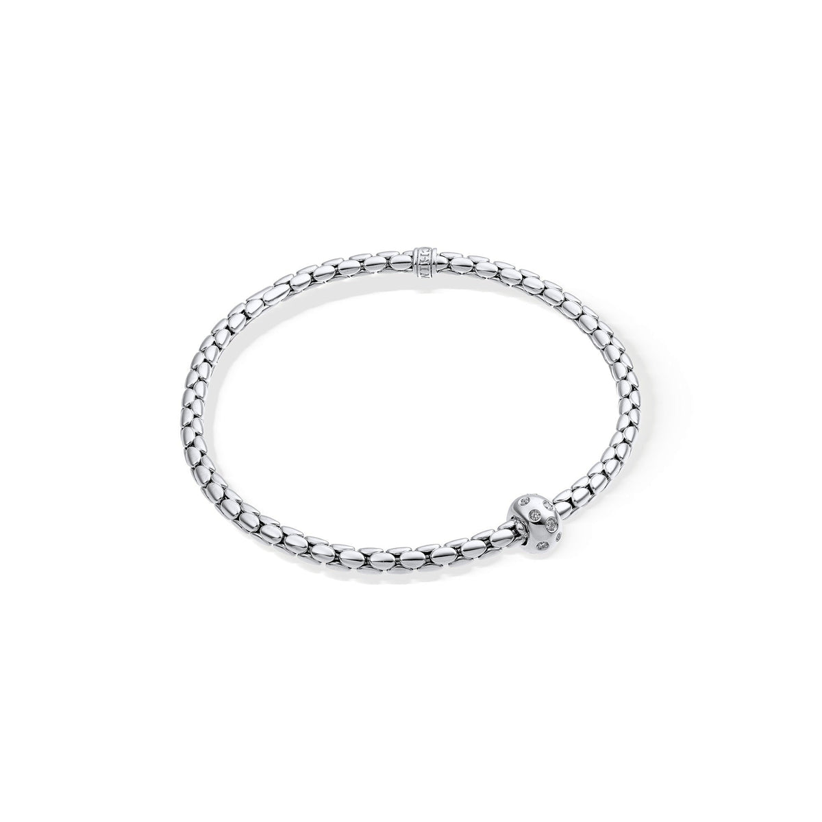 Chimento Stretch Gold flexible bracelet with diamonds 1B02960BB5