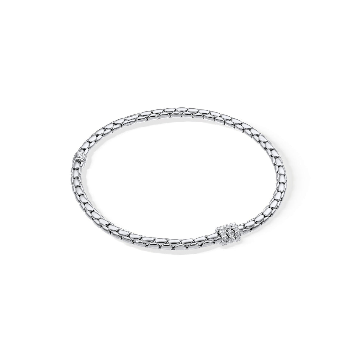 Chimento Stretch Gold flexible bracelet with diamonds 1B02962BB5