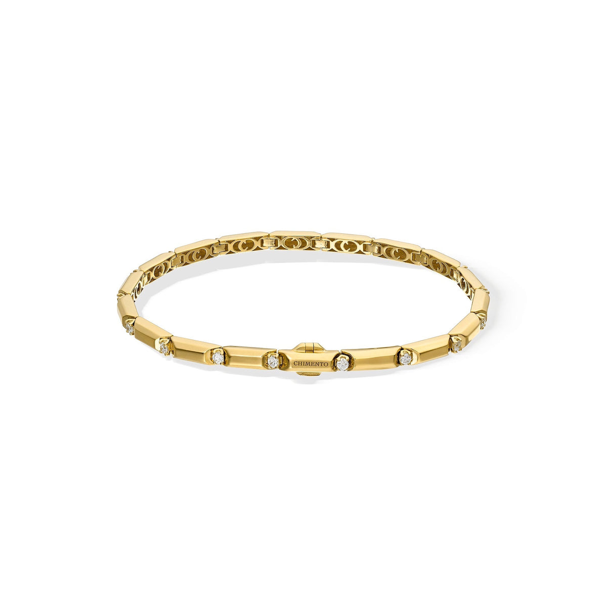 Chimento Chocolat Gold bracelet with diamonds 1B09619BB1