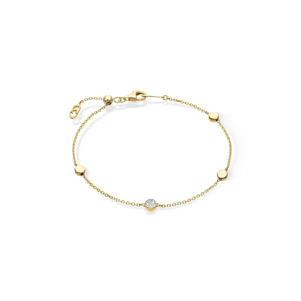 Chimento Armillas Glow Gold bracelet with diamonds 1B10150B11