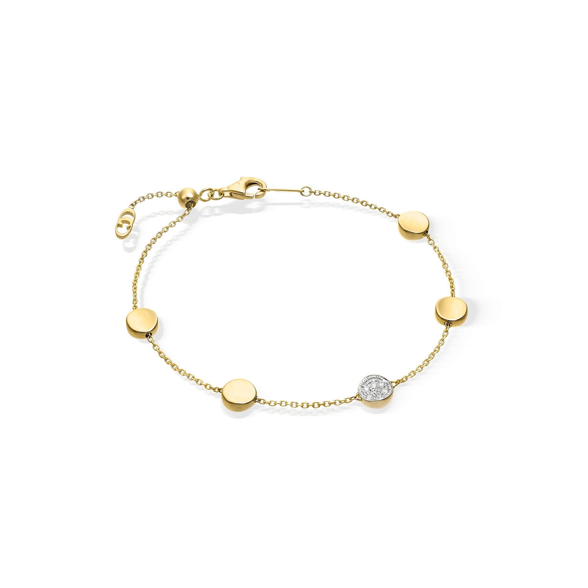Chimento Armillas Glow Gold bracelet with diamonds 1B10151B11